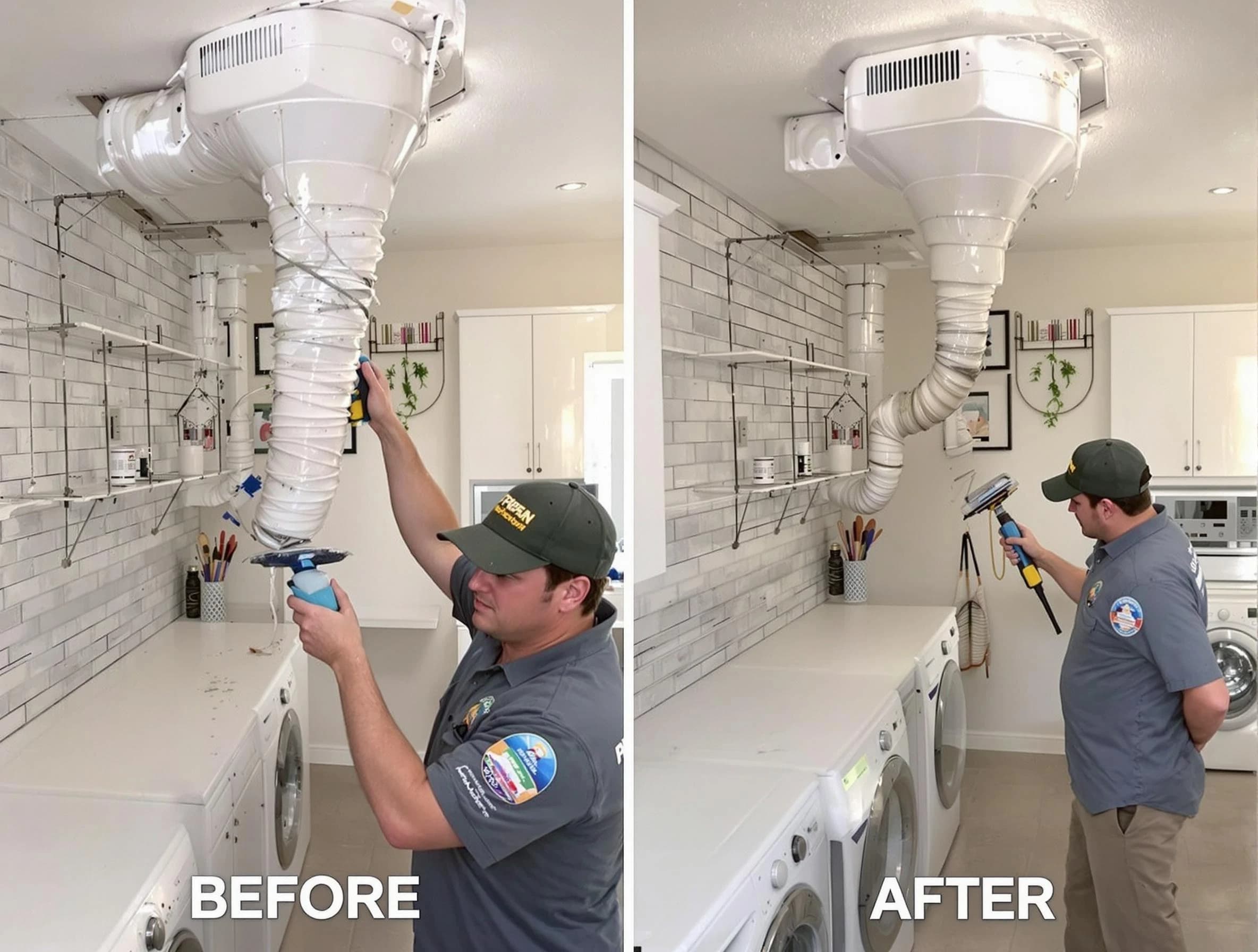 Professional dryer exhaust vent cleaning by Hemet Dryer Vent Cleaning in Hemet