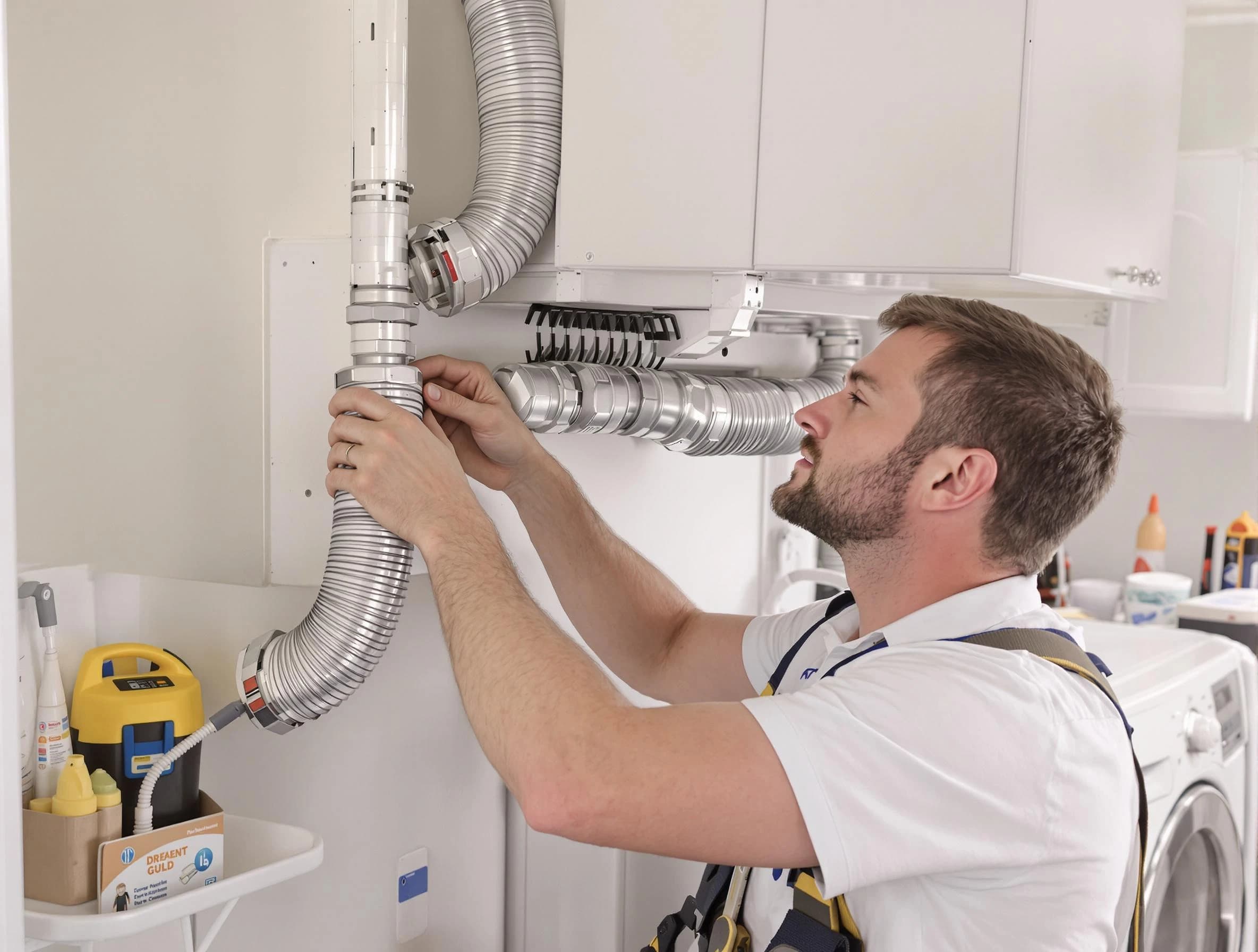 Professional dryer vent repair and installation by Hemet Dryer Vent Cleaning in Hemet