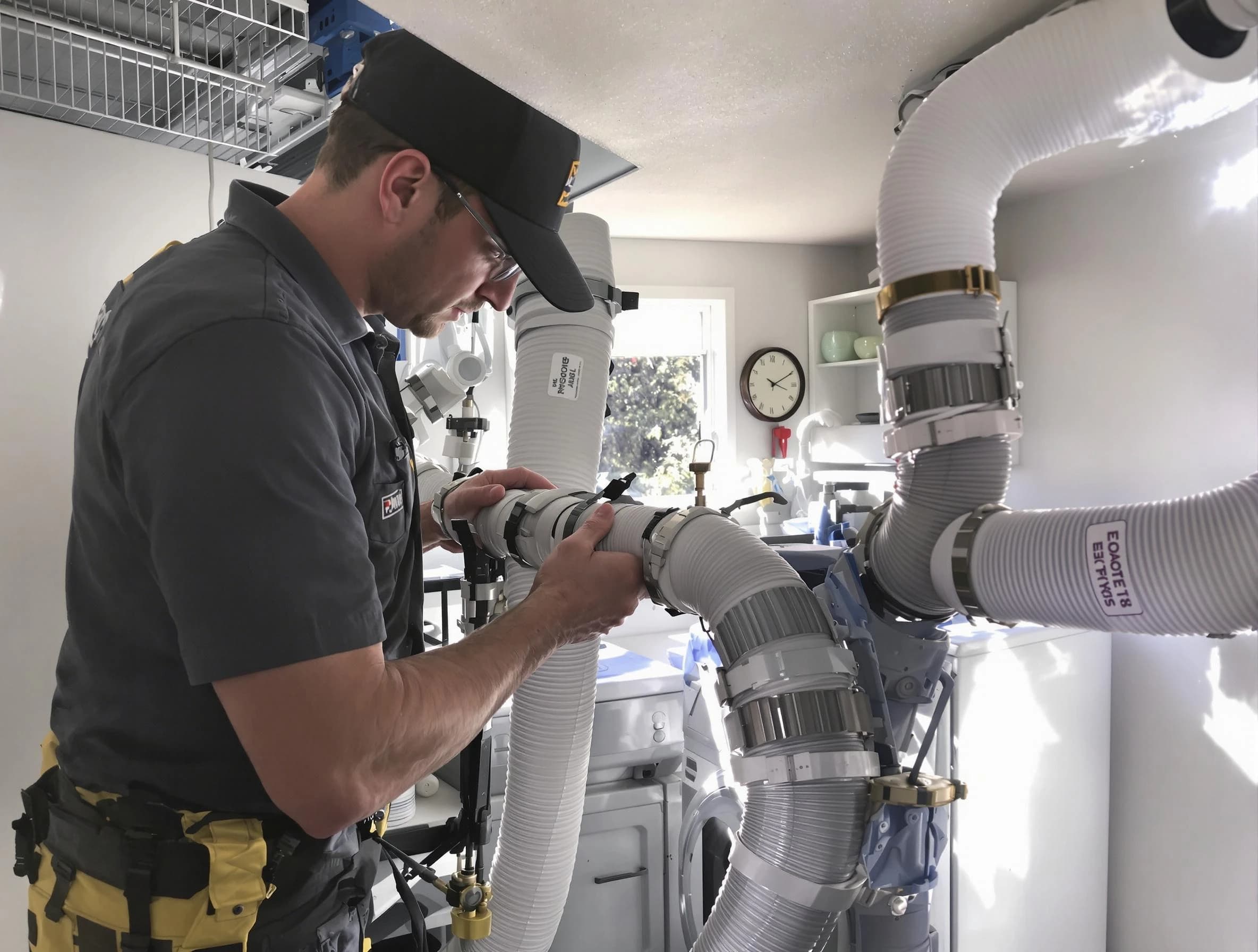 Dryer Vent Hose Installation in Hemet