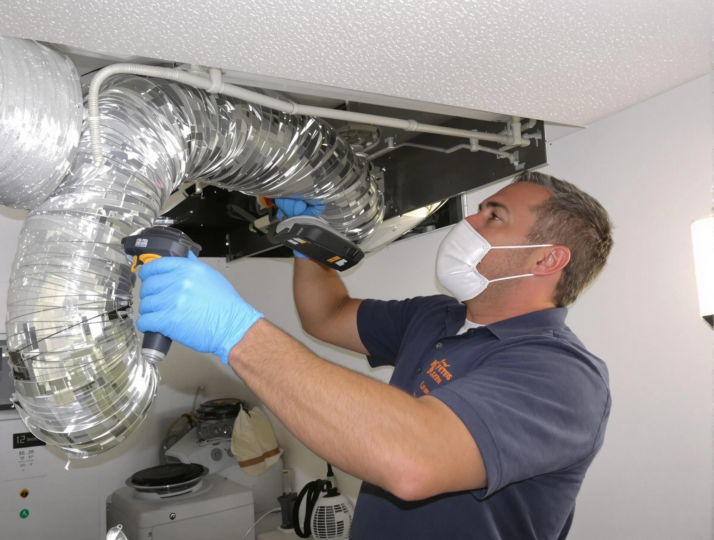 Hemet Dryer Vent Cleaning professional performing thorough residential dryer vent cleaning in Hemet