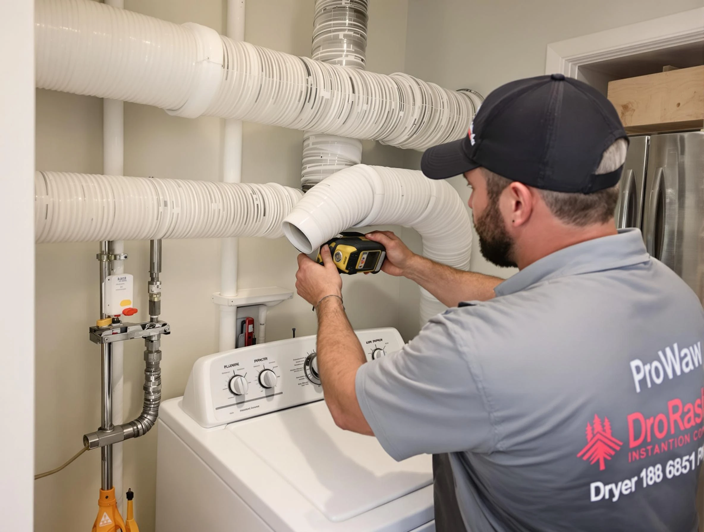 Professional dryer vent hose installation by Hemet Dryer Vent Cleaning in Hemet