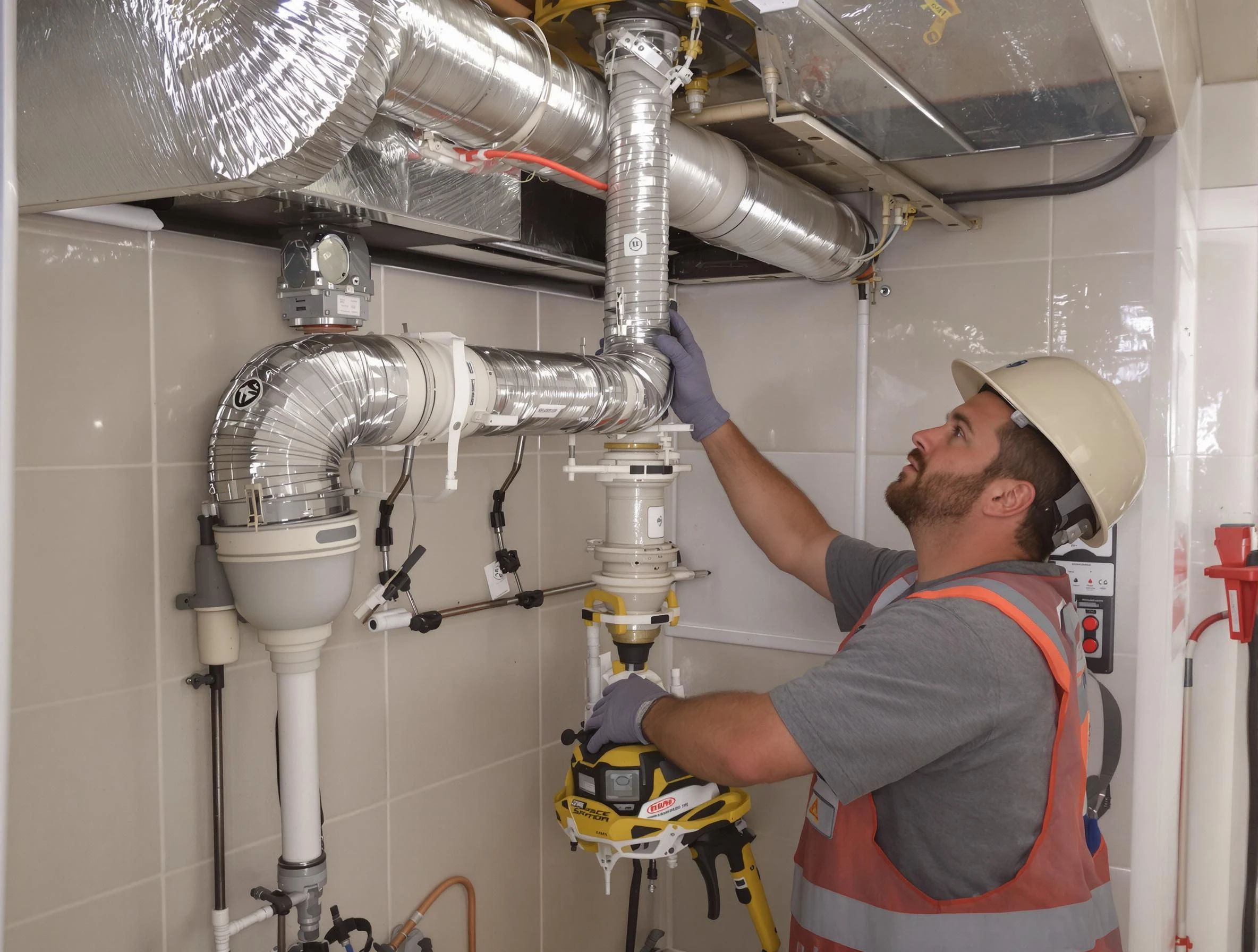 Hemet Dryer Vent Cleaning expert performing professional dryer vent repair and installation in Hemet