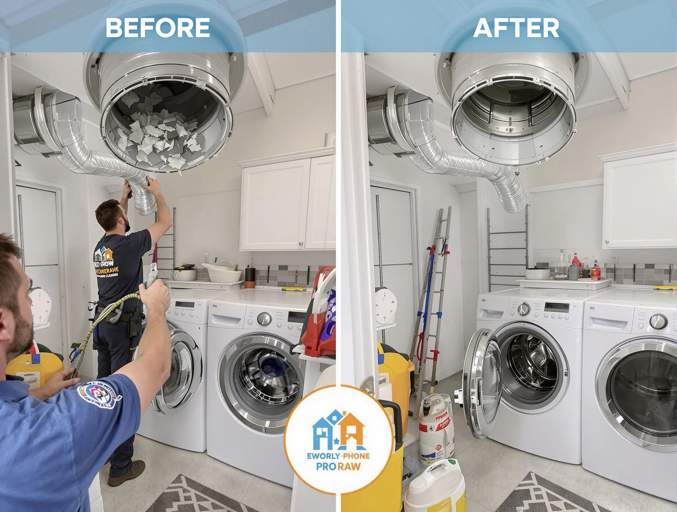 Residential dryer vent cleaning by Hemet Dryer Vent Cleaning in Hemet